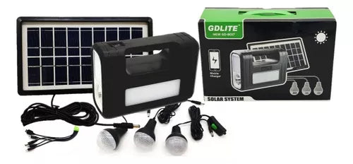 Kit Emergencia Camping Solar