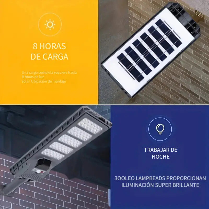Pack 2 Foco Solar 500w Recargable Ip65